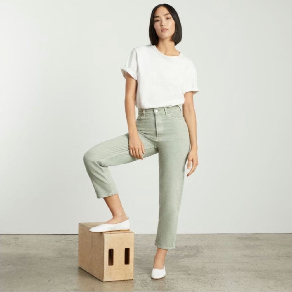 EVERLANE • Way High Jean in Aqua Grey